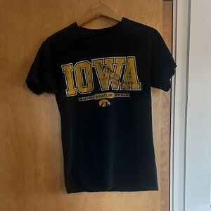 Iowa Wrestling Black T-Shirt